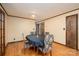 Cozy dining room with decorative chairs and hardwood flooring at 3120 7Th Street Ne Dr, Hickory, NC 28601