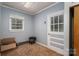 Office featuring carpet floors, small piano, and a window at 3120 7Th Street Ne Dr, Hickory, NC 28601