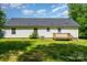 A spacious backyard featuring a deck and lush green grass at 321 Woodcrest Dr, York, SC 29745
