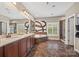 Spacious bathroom with double vanity, tub, and walk-in shower at 405 Deer Brush Ln, Waxhaw, NC 28173