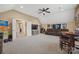 Large bonus room offers versatile space and great light with neutral carpeting at 405 Deer Brush Ln, Waxhaw, NC 28173