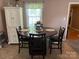 Dining room features a round table with seating for four and a built-in cabinet at 4337 Gelinda Ct, Gastonia, NC 28056