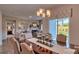 Open concept dining room showcasing natural light and access to living spaces at 4607 Harris Elliot Rd, Lincolnton, NC 28092
