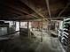Unfinished basement with exposed wood beams and structure, offering potential for renovation at 528 Waring Ct # Lot 3, Fort Mill, SC 29707