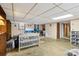 Large basement with crib, shelving, and entertainment area at 5626 Sandhurst Rd, Hickory, NC 28602