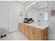 This primary bath includes a double vanity with plenty of storage at 7189 Bovine Ln # 28, Harrisburg, NC 28075
