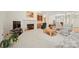 Cozy living room with fireplace, wood accents and plush seating at 7189 Bovine Ln # 28, Harrisburg, NC 28075