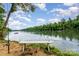 Expansive river view with bench for relaxing and fishing at 755 Lagan Ct, Fort Mill, SC 29715