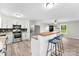Stylish kitchen boasts stainless appliances, a backsplash, and bright lighting at 103A N Tracy St, Kings Mountain, NC 28086