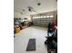 Spacious two car garage with a large storage area at 111 Brookview Dr, Shelby, NC 28152