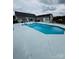Large in-ground backyard pool with surrounding patio perfect for entertaining at 111 Brookview Dr, Shelby, NC 28152
