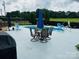 Fenced backyard swimming pool area, perfect for summer fun at 111 Brookview Dr, Shelby, NC 28152