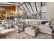 Open-concept living space featuring a dining area and a kitchen with a center island, perfect for entertaining at 1111 Palmyra Dr, Fort Mill, SC 29708