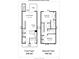 Detailed floor plan showcases layout with living room, kitchen, bedrooms, and patio at 11218 Grass Field Rd # 1083, Charlotte, NC 28213