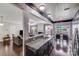 Modern kitchen with granite countertops, stainless steel appliances, and stylish finishes at 11714 Harsworth Ln, Charlotte, NC 28277
