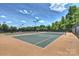 Well-maintained community tennis courts, perfect for recreation and enjoying an active lifestyle at 11714 Harsworth Ln, Charlotte, NC 28277