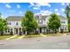 A view of the front exterior of the townhome from across the street at 1201 Township Pkwy, Belmont, NC 28012