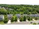An aerial view of homes in a quiet suburban neighborhood surrounded by lush greenery at 1300 Yellow Springs Dr, Indian Land, SC 29707