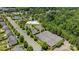 Aerial view of community amenities featuring a pool, clubhouse, tennis courts, and basketball court at 1300 Yellow Springs Dr, Indian Land, SC 29707