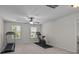 Bright exercise room with two windows, carpet, and fitness equipment at 1300 Yellow Springs Dr, Indian Land, SC 29707