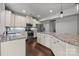 Spacious kitchen featuring granite countertops, stainless steel appliances, and ample cabinet space at 1300 Yellow Springs Dr, Indian Land, SC 29707