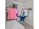 Organized walk-in closet with hanging racks and plenty of storage space at 1300 Yellow Springs Dr, Indian Land, SC 29707