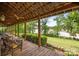 Inviting screened-in porch with comfortable seating and scenic lake views, perfect for relaxation at 1433 Kern Carlton Rd, Salisbury, NC 28146