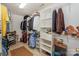 Spacious walk-in closet with custom shelving and ample storage for clothes, shoes, and accessories at 166 Glenn Allen Rd, Mooresville, NC 28115