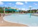 Community pool features a splash area with water features for children and families at 1810 Kerwick Ct, Lancaster, SC 29720