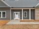 View of front entrance with white door at 209 Stafford Estates Dr, Salisbury, NC 28146