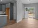 View into the living room and foyer showcasing the floors and open floor plan at 209 Stafford Estates Dr, Salisbury, NC 28146
