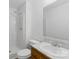 Cozy bathroom featuring a vanity and walk-in shower at 2223 Pacer Rd, Lancaster, SC 29720
