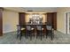 Stylish bar area with seating, modern fixtures, and ample counter space for entertaining guests at 300 W Fifth St # 509, Charlotte, NC 28202