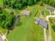An aerial view of the property showing the house and surrounding neighborhood at 3125 Leonard Dr, Gastonia, NC 28056