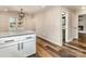 Open-concept kitchen boasts a large island with granite countertops and ample space at 3572 Heather Ln, Gastonia, NC 28056