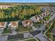 Aerial view of a neighborhood with well-maintained homes, mature trees, and green spaces at 4500 Carrington Dr, Lancaster, SC 29720