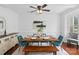 Formal dining area with stylish decor and ample natural light at 4500 Carrington Dr, Lancaster, SC 29720
