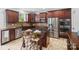 Stunning kitchen with granite countertops, a large island, and stainless steel appliances at 4500 Carrington Dr, Lancaster, SC 29720