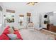 Cozy sunroom with neutral carpet, offering a serene view of the backyard and patio at 4500 Carrington Dr, Lancaster, SC 29720