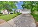 Charming one-story home with a two-car garage, well-manicured lawn, and a long driveway at 4712 Avalon Forest Ln, Charlotte, NC 28269