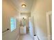 Bathroom featuring a single sink vanity, and a window providing natural light at 502 E Main St, Cleveland, NC 27013