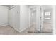 Neutral bedroom offers a view to the outside and features a double door closet at 5142 Tommy Ln # 1202, Stanley, NC 28164