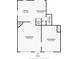 A detailed floor plan showcasing the layout of the house, including room dimensions at 5237 Ficus Tree Ln, Charlotte, NC 28215