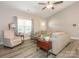 Bright, airy living room with vaulted ceilings, hardwood floors, and comfortable seating at 805 Brookmont Ave, Salisbury, NC 28146