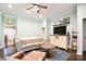 Cozy living room with a comfortable sofa, and a mounted TV, perfect for relaxation at 114 Wingard Rd, Concord, NC 28025