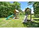 Close up of a playground set in the backyard at 114 Wingard Rd, Concord, NC 28025