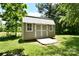Small storage shed in the backyard at 114 Wingard Rd, Concord, NC 28025
