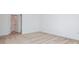 This bedroom has neutral carpet and an open door to the hallway at 11863 Ridgeway Park Dr, Charlotte, NC 28277
