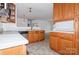 Open kitchen featuring stainless steel appliances and light cabinetry at 11863 Ridgeway Park Dr, Charlotte, NC 28277