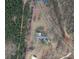 Aerial view of property showing the location of the home in a wooded area near Martin Rd at 1224 Martin Rd, Hickory Grove, SC 29717